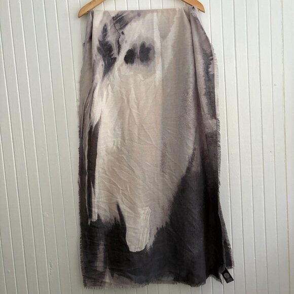 Vince Camuto Ink Wave Scarf - Picture 4 of 15